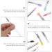 CANIGHT 10pcs Eye Shadow Brush Lip Brush Tool Eye Blending Brush Eye Makeup Tool Cosmetic Plastic Handle - Buy Online on SooperMarket.com