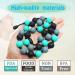Sensory Chew Necklace for Kids | 2 Pcs Silicone Fidget Teether for Autism ADHD SPD | Chewy Necklace for Boys & Girls to Reduce Anxiety - Buy Online on SooperMarket.com