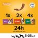 Pedigree Schmackos - Dog Treats Meat Variety 110 Strips - Buy Online on SooperMarket.com