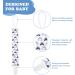 Aolso Silicone Dummy Clips Adapter 4pcs - Baby Pacifier Holder & Teething Toy Straps - Buy Online on SooperMarket.com