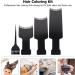 KALLORY Hair Dye Tools: Highlighting Board & Brush Kit for Hair Coloring - 4 Pcs Set, 32x10x1.3cm - Black - Buy Online on SooperMarket.com