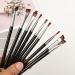 4-Piece Black Double-Head Eyebrow Brush Set | Multi-Functional Spoolie & Comb for Perfect Eyebrow Tinting - International Shipping Available - Buy Online on SooperMarket.com