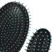 Conair Nylon Bristle Oval Cushion Hair Brush 2-Piece Set with Rubber-Grip Handles - Travel & Full-Sized Brushes - Buy Online on SooperMarket.com