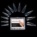 BNG Dual Nail Forms For Gel Builder 120 Pcs Stiletto Dual Forms Professional Polymer Gel Nails Extension Mold Full Cover Acrylic Nail Molds Quick Building Mold B