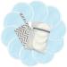 Bamboo Fiber Nursing Pads 10 Piece with Laundry Bag & Travel Storage Bag Breastfeeding Essentials for Mom Leak Proof Washable and Reusable(Sky Blue)