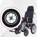 Wheelchair Front Wheel 10 inch Solid Black Wheelchair Front Wheel Replacement Parts for Electric Wheelchairs Rollators Walk 1 Pair - Buy Online on SooperMarket.com