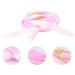 STOBOK 1pc Ribbon Glitter Bracelet Bangles Glitter Jelly Bangle Silicone Glitter Filled Jelly Bracelet Bowknot Jelly Bangle Bracelets Purple Women's Plastic Accessories Bagging Machine Pink 7.5x7.5cm - Buy Online on SooperMarket.com