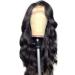 Long Wig with Middle Parting African Ladies Small Curly Hair Set Brazilian Women Curly Wig (OPP)