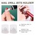 Beaupretty Nail Drill Bit Holder Box - 2 Pieces 48 Slot Storage for Nail Drilling - Perfect for Gel & Acrylic Nails - Buy Online on SooperMarket.com