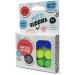 PUTTY BUDDIES Floating Earplugs 3-Pair Pack - Soft Silicone Ear Plugs for Swimming & Bathing - Doctor Recommended and Premium Quality - Keep Water Out - Green/Yellow/Blue - Buy Online on SooperMarket.com