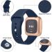 3 Pack Silicone Bands Compatible with Fitbit Versa 2 Bands for Women Men  Soft Breathable Sport Replacement Wristbands for Fitbit Versa 2 / Fitbit Versa/Versa Lite/Versa SE Black/Navy Blue/Grey - Buy Online on SooperMarket.com