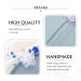 Blue Rhinestone Wedding Lace Flower Hair Pins - Bridal Crystal Headpieces for Women and Girls (Pack of 2) - Buy Online on SooperMarket.com