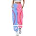 WILLBEST Sport Pants for Women Running Joggers Causal Gym Training Sweatpants Stretch Cuffed Trousers Jogging Bottom Activewear 4454-djufh-5-blue XL