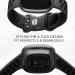 Maledan 4 Pack Sport Band for Fitbit Versa 3/Sense, Soft Replacement Wristband Set for Men and Women - Black Navy/Coal Black/Black Gray/Black Pine - Size L 7.1 - 8 - Buy Online on SooperMarket.com