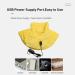 Aznever Heating Pillows for Shoulders - Fast Heating Warm Scarf | 3 Levels | Safe Heated Shoulder Warmer for Men & Women - Yellow - Buy Online on SooperMarket.com