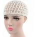 Handmade Women's Mesh Crochet Hair Net in Black - Sleep Cap Head Scarf Bonnet Snood Cover - Buy Online on SooperMarket.com