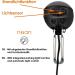 NEAN LED Dynamo Bicycle Light 30 Lux | Automatic & Parking Light | StVZO Approved Front Lamp - Black - Buy Online on SooperMarket.com