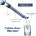Lixada Outdoor Water Filter System - Ultrafilter Straw for Camping Travel Hiking & Fishing | Emergency Survival Gear - Army Green - Buy Online on SooperMarket.com
