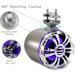 Pyle PLMRWB50L Marine Speakers - 5.25 Inch Waterproof Wakeboard Tower Stereo System with LED Lights, Silver (1 Pair) - Buy Online on SooperMarket.com