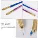 MUSISALY 2pcs Colorful Embroidery Pen Microblading Pen Liquid Eyebrow Pen Microblading Marker Pen Alloy - Buy Online on SooperMarket.com