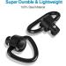 Bengor 4 Pack QD Sling Swivels 1.25 Loop + D-Loop Set - Quick Disconnect Push Button for Two Point Sling Mount - Buy Online on SooperMarket.com