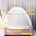 Tinyuet Mosquito Net for Bed  39.3x78.7in Pop-up Mosquito Net Tent for Indoor and Outdoor Use  Portable Double Door Travel Mosquito Net with Net Bottom  Insect Screen-Brown Edge Brown 39.3x78.7 Inch (Pack of 1) - Buy Online on SooperMarket.com