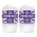 Fresh Kidz Roll On Deodorant for Kids and Teens - Baking Soda and Aluminum-free 24 Hour Protection for Sensitive Skin - Girls "Purple" 1.86 fl.oz. (2 Pack) 1.86 Fl Oz (Pack of 2)