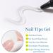 Extra Strong Solid Nail Gel Glue for Press on Nails, Acrylic Tips, and Extensions - Cured for Added Strength - Rhinestone Adhesive Included - Buy Online on SooperMarket.com