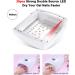 Rechargeable Cordless 66w UV Led Nail Lamp for Gel Polish - 5 Timer Settings, LCD Display - White - Buy Online on SooperMarket.com