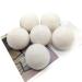 6-Pack Wool Dryer Balls Reusable Tumble Dryer Balls Organic Fabric Softener Alternative Reduce Drying Time Noise Static-Cling & Wrinkles with No Bad Odor