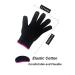 AFT90 Heat Resistant Glove for Hair Styling - Curling Iron, Flat Iron, Curling Wand - Black/Pink Edge - Buy Online on SooperMarket.com
