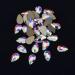 Tisslan 100pcs Crystal AB Foiled Pear Shape Flatback Rhinestone Set for Nail Art Decorations - DIY Supplies - Buy Online on SooperMarket.com