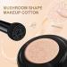 Verdant Touch Face Makeup Foundation Air Cushion BB Cream Foundation with Mushroom Sponge Long Lasting Concealer Tone Up Moisturizing CC Cream Ivory Color - Buy Online on SooperMarket.com