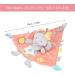 WBTY Baby Security Blanket: Super Soft Plush Elephant Cuddle Toy with Teether for Newborn Boys and Girls - Buy Online on SooperMarket.com