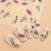 Dornail 5D Embossed Bronzing Nail Stickers - Spring Floral Decals for Women Manicure - Colorful Flower & Bird Nail Art Accessories - Buy Online on SooperMarket.com
