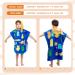 100% Cotton Hooded Bath Towel Poncho for Kids | Soft Warm Beach & Bath Towel with Big Monster Motif - Buy Online on SooperMarket.com