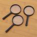 75mm Black Portable Magnifying Glass Magnifier for Reading Practical - Buy Online on SooperMarket.com
