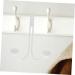 Hemoton 2pcs Double Hook Coat Hangers Towel Rack Clothes Hangers Hooks Door Hook Hanger Nail Hat Hook 14x9cm White - Buy Online on SooperMarket.com