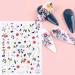 Flowornament 3D Nail Stickers - 5 Sheets Decals for Nail Art | Designer Flower Nail Design - Buy Online on SooperMarket.com