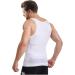 Men's Mistirik Compression Shirt - Slimming Body Shaper Vest - White XL - Buy Online on SooperMarket.com