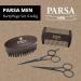 Buy Parsa Men Beard Care Set | 4-Piece Grooming Kit | Comb Brush Scissors | Ideal Gift for Him - Buy Online on SooperMarket.com