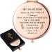 Wailozco to My Dear Mom I Love You Love Saying Rose Gold Compact Mirror for Mom from Son Unique Meaningful Mom Gifts for Mom Mother Mother's Day Birthday Christmas from Son