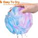 Urbanstrive XL Soft Shower Loofah Ball - 75g Bath Sponge for Body Wash | Bathroom Accessories for Men and Women | Blue-Purple | 1 Pack - Buy Online on SooperMarket.com