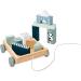 Eichhorn Construction Wagon with 11 Building Blocks - Pull-Along Toy for Kids 12 Pieces 18x17.5 cm Ideal for Ages 1+ - International Shipping Available - Buy Online on SooperMarket.com