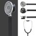 Stethoscope for Doctors & Medical Students | Comfortable Aluminum Chest Piece Flexible Latex-Free Tube Soft Ear Knobs - Micro Brown (Black - Buy Online on SooperMarket.com