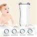 Compact Safe Baby Feeding Set - Space-Saving PP-Silicon Eating Cards for Toddlers | Perfect for Home & Travel - Relief for Discriminative Eating - Buy Online on SooperMarket.com