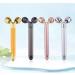 2Pcs Face Massagers Tighten Skin Increase Skin Metabolism Zinc Alloy T-shaped Vibrating Facial Rollers for Ladies Rose Gold - Buy Online on SooperMarket.com