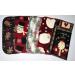 Country Christmas 2 Ply Printed Flannel 8x8 Inches Set of 5 - Festive Holiday Decor - Buy Online on SooperMarket.com