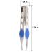 Trenton Gifts Stainless Steel Tweezers with LED Light - Set of 3 for Precision Hair Removal - Buy Online on SooperMarket.com
