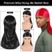 3pcs Silky Durag & Wave Brush Set for Men - 360 Curved Medium/Hard Hair Brushes - Buy Online on SooperMarket.com